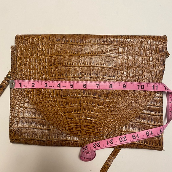 Amelia Berko Vintage Brown Leather Handbag Clutch - Picture 8 of 9